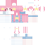 Minecraft skin texture, 64x64 pixels