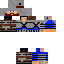 Minecraft skin texture, 64x64 pixels