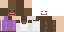 Minecraft skin texture, 64x32 legacy pixels
