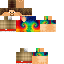 Minecraft skin texture, 64x64 pixels