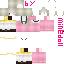 Minecraft skin texture, 64x64 pixels