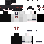 Minecraft skin texture, 64x64 pixels