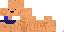 Minecraft skin texture, 64x32 legacy pixels