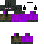 Minecraft skin texture, 64x64 pixels