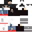 Minecraft skin texture, 64x64 pixels