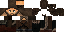 Minecraft skin texture, 64x32 legacy pixels
