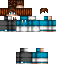 Minecraft skin texture, 64x64 pixels