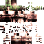 Minecraft skin texture, 64x64 pixels