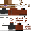 Minecraft skin texture, 64x64 pixels
