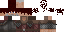Minecraft skin texture, 64x32 legacy pixels