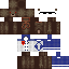 Minecraft skin texture, 64x64 pixels