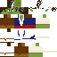 Minecraft skin texture, 64x64 pixels