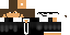 Minecraft skin texture, 64x32 legacy pixels