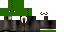 Minecraft skin texture, 64x32 legacy pixels