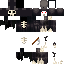 Minecraft skin texture, 64x64 pixels