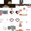 Minecraft skin texture, 64x64 pixels