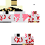 Minecraft skin texture, 64x64 pixels