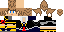 Minecraft skin texture, 64x32 legacy pixels