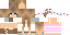 Minecraft skin texture, 64x32 legacy pixels