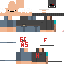 Minecraft skin texture, 64x64 pixels