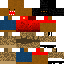 Minecraft skin texture, 64x64 pixels