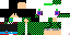Minecraft skin texture, 64x32 legacy pixels