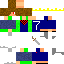 Minecraft skin texture, 64x64 pixels