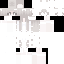 White Minecraft skin texture, 64x64 pixels