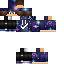 Minecraft skin texture, 64x64 pixels
