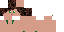 Minecraft skin texture, 64x32 legacy pixels