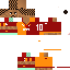 Minecraft skin texture, 64x64 pixels