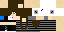 Minecraft skin texture, 64x32 legacy pixels