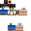 Minecraft skin texture, 64x64 pixels