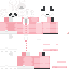 Minecraft skin texture, 64x64 pixels