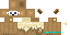 Minecraft skin texture, 64x32 legacy pixels