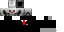 Minecraft skin texture, 64x32 legacy pixels
