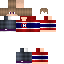 Minecraft skin texture, 64x64 pixels