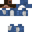 Minecraft skin texture, 64x64 pixels