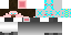 Minecraft skin texture, 64x32 legacy pixels