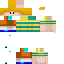 Minecraft skin texture, 64x64 pixels