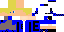 Minecraft skin texture, 64x32 legacy pixels
