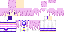 Minecraft skin texture, 64x32 legacy pixels