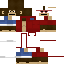 Minecraft skin texture, 64x64 pixels
