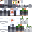 Minecraft skin texture, 64x64 pixels