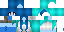 Minecraft skin texture, 64x32 legacy pixels