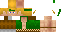 Minecraft skin texture, 64x32 legacy pixels