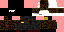 Minecraft skin texture, 64x32 legacy pixels