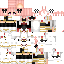 Minecraft skin texture, 64x64 pixels