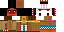 Minecraft skin texture, 64x32 legacy pixels