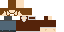 Minecraft skin texture, 64x32 legacy pixels